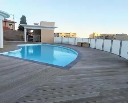 Sun Paradise -stylish Flat-rooftop Pool Access-monaco View 아파트 *
