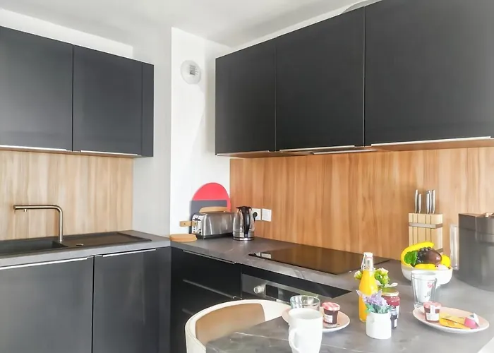 Sun Paradise -stylish Flat-rooftop Pool Access-monaco View شقة *