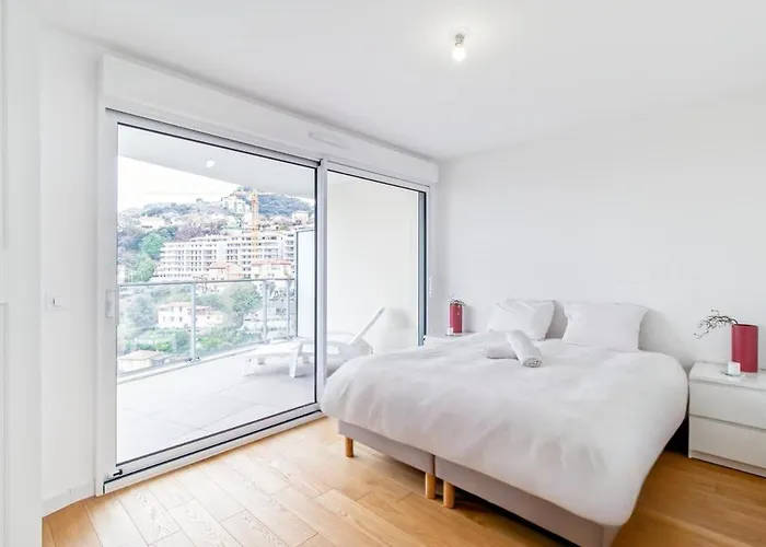 Sun Paradise -stylish Flat-rooftop Pool Access-monaco View شقة *