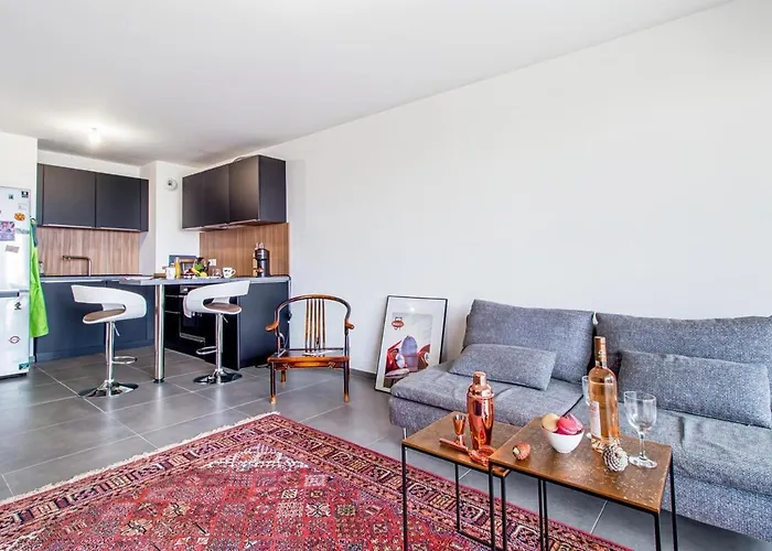 شقة Sun Paradise -stylish Flat-rooftop Pool Access-monaco View *