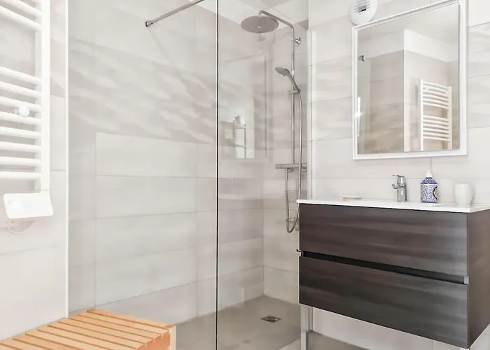 شقة Sun Paradise -stylish Flat-rooftop Pool Access-monaco View